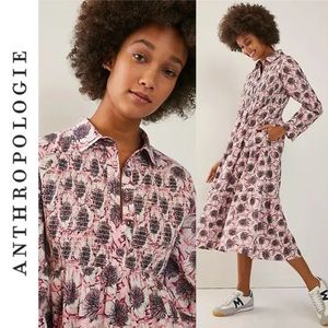 Patrizia Smocked Maxi Dress by Dhruv Kapoor for Anthropologie